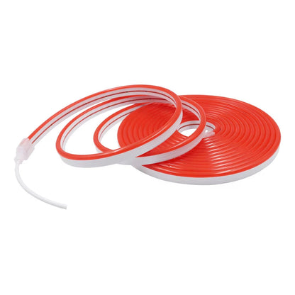 5m DC 12V LED Neon Strip Waterproof Single Colour Flexible Tape Light Red, Green, Blue, White, Warm, Yellow, Pink, Purple