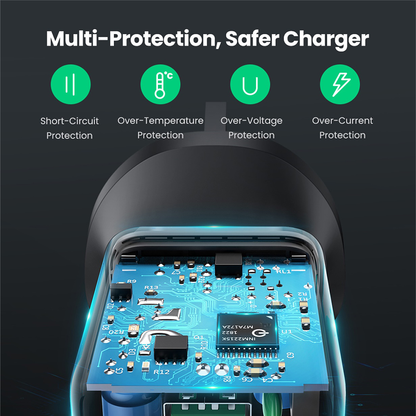 UGREEN 18W QC3.0 USB Fast Charging Power Adapter – UK Plug – CD122 (70165)