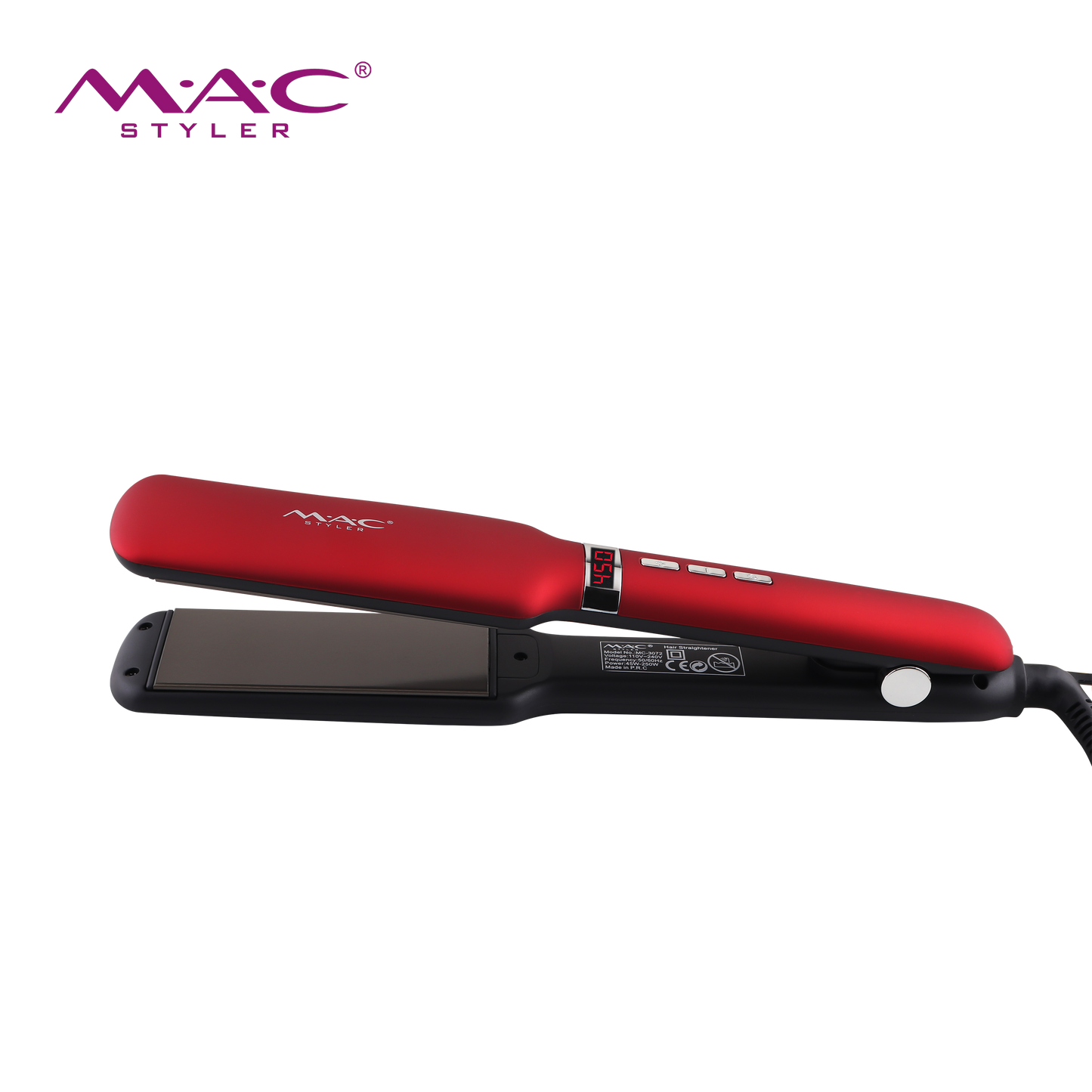 Original Mac Straightener Flat Iron 450F Professional Hair Straightener Manufacturer Ceramic Tourmaline Flat Iron
