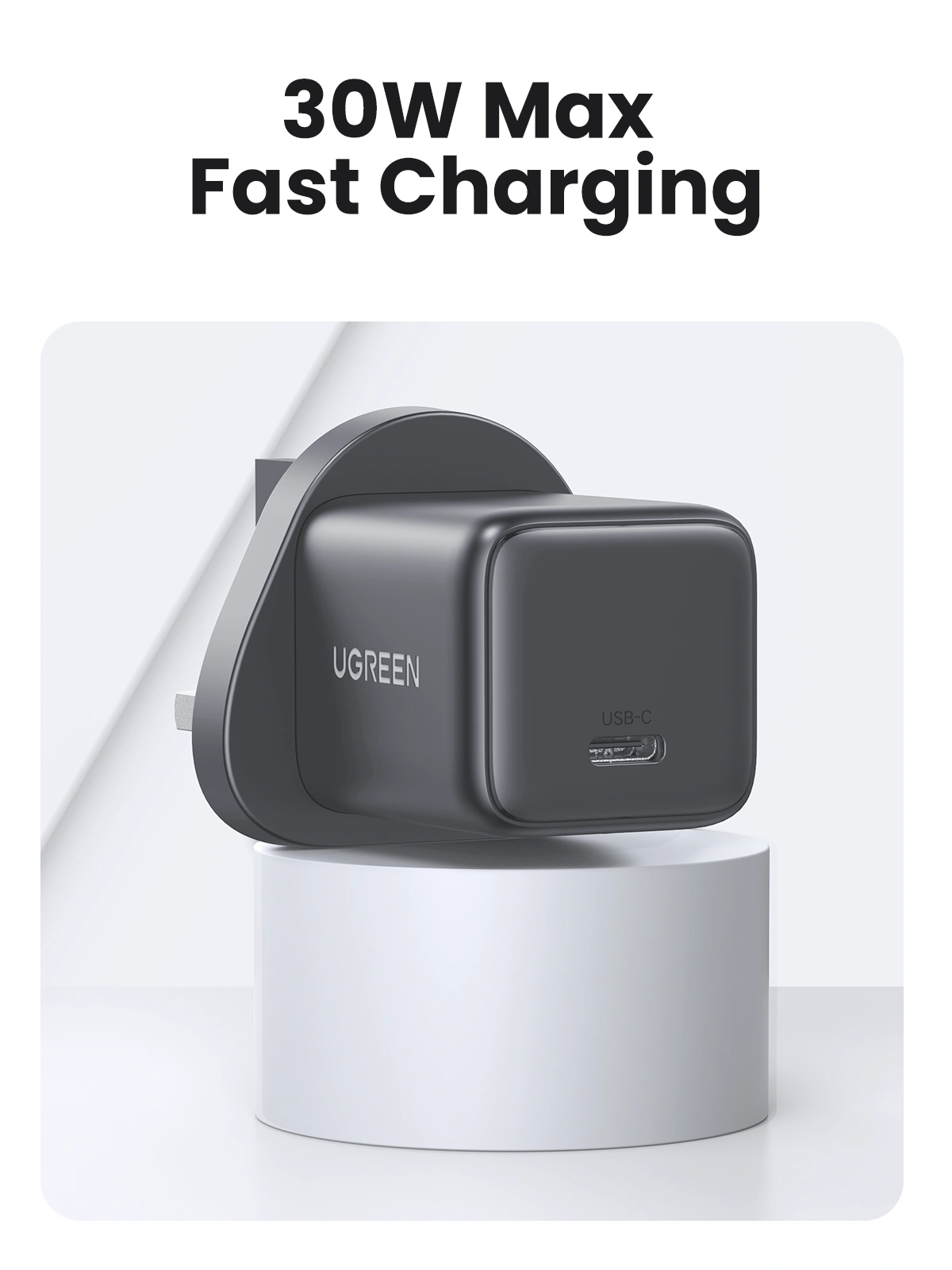 UGREEN 30W Type-C GaN Fast Charger UK – X513