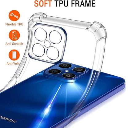 Clear Back Cover for Honor & Huawei – Compatible with Y5P, Y6, Y7, Y9, Nova 3i, 5T, Honor 7A, 8X, 9A, 10 Lite & More