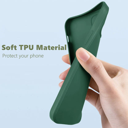 Velvet Silicone Phone Case for Samsung, Redmi, Oppo & Vivo – Soft Back Cover for Multiple Models