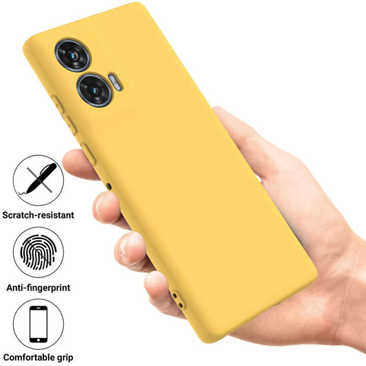 Velvet Silicone Phone Case for Samsung, Redmi, Oppo & Vivo – Soft Back Cover for Multiple Models