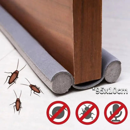 Door Bottom Sealing Strip Guard | Draft Stopper Soundproof Weather Seal for Gaps & Dust