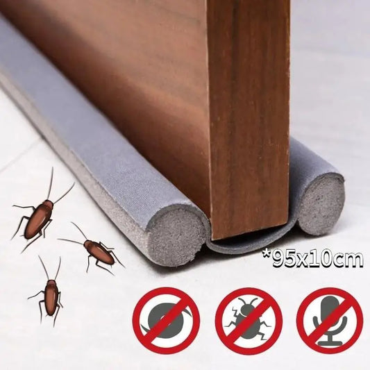 Door Bottom Sealing Strip Guard | Draft Stopper Soundproof Weather Seal for Gaps & Dust