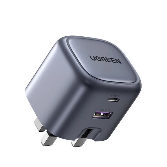 UGREEN 35W 2-Port Nexode GaN Fast Charger – UK Plug – CD350