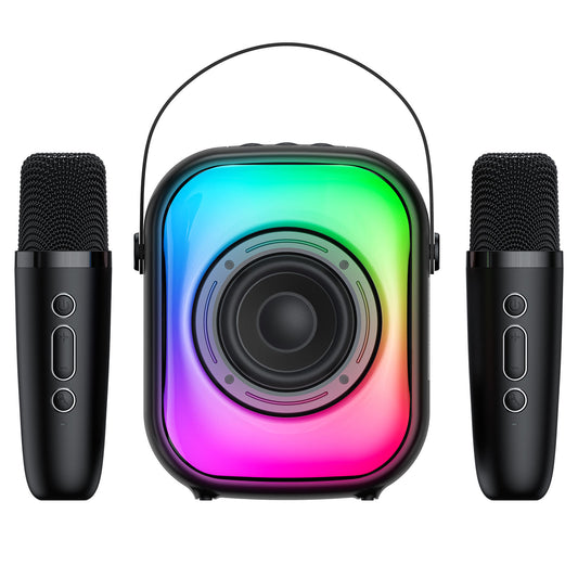 ONIKUMA L7 Bluetooth Karaoke Speaker RGB 5W Dual Microphones Long Playtime Portable Party Speaker 1 Year Warranty