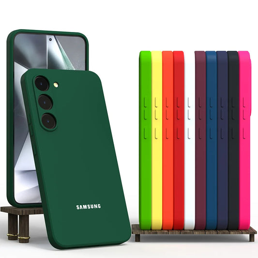 Velvet Silicone Case for Samsung Galaxy A Series (2020–2023) – Soft Matte Protective Back Cover
