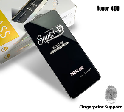 Honor 400 tempered Glass Figerprint Support Glass Super D Glass Mietubl Super-D Antistatic 0.4mm High Aluminum Glass Screen Protector for Honor 400 500 Pro Super D Tempered Glass