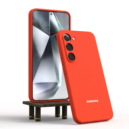 Velvet Silicone Case for Samsung Galaxy A Series (2024–2025) – Soft Matte Finish Protective Back Cover