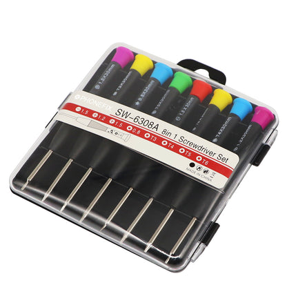 8 in 1 Phone Opening Tool Kit Mobile Phone Repair Screwdriver Set for Smartphones and Electronics
