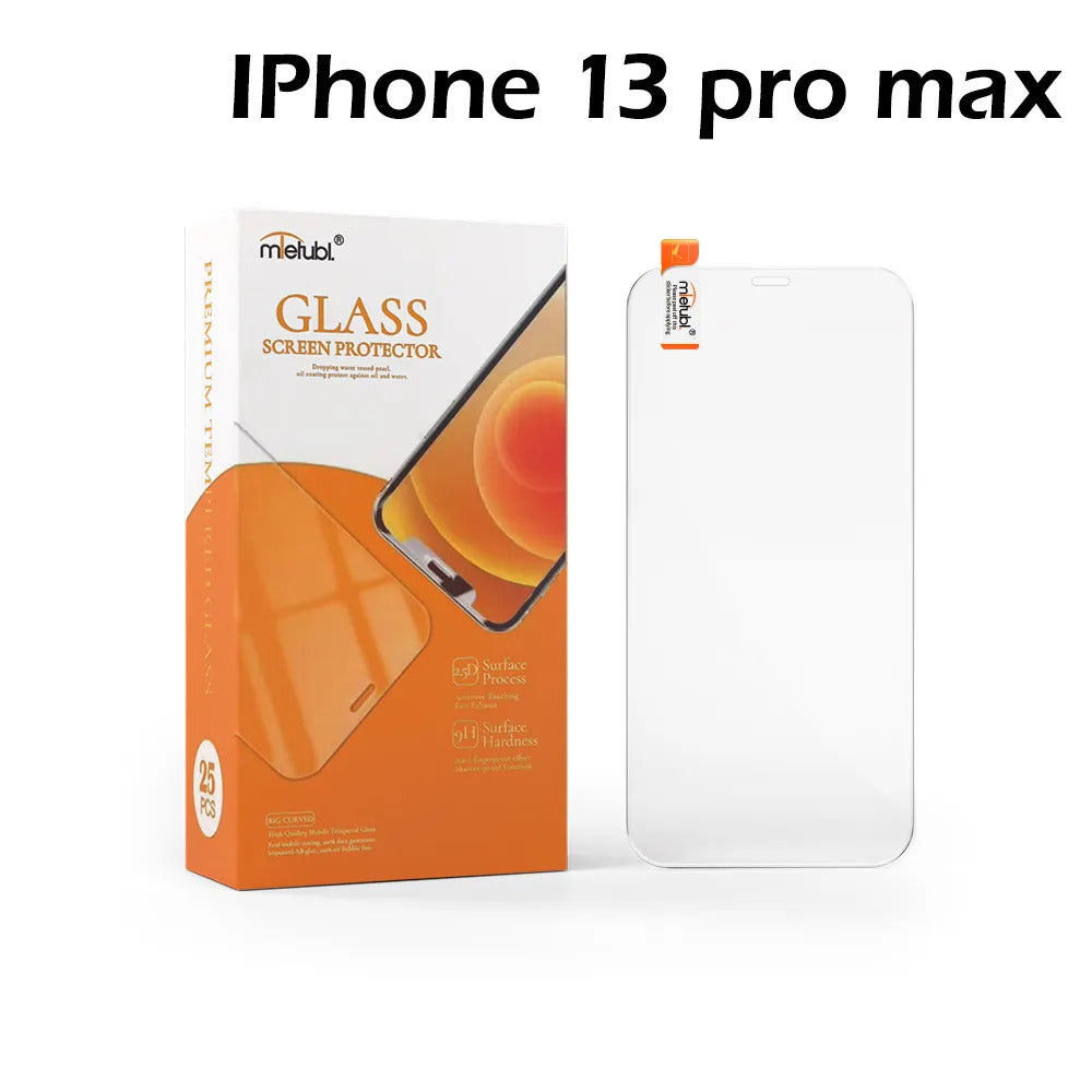 MTB 0.4MM HD Tempered Glass For Iphone 11 Pro 13 Pro 14 Pro Max 15 Plus Pro Max Shatterproof Protective Screen Cover without Black Line