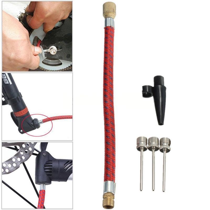 5pcs Ball Inflatable Needle & Air Hose Adapter Kit – Pump Valve Repair Tools for Football, Basketball, and Sports Balls