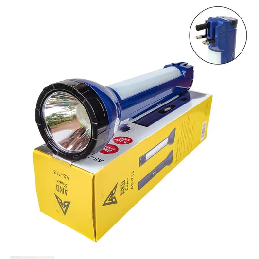 Aiko 3W High power flashlight Rechargeable 3.2W 32 LED Light Industrial Security Purpose Torch