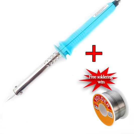 60W Electric Solder Desoldering Iron Tool with Free 3.3m Soldering Wire Roll
