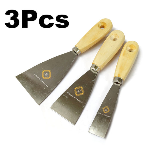 3pcs Putty Scraper Set – Flexible & Durable Spatulas for Wall, Paint, and Repair Work