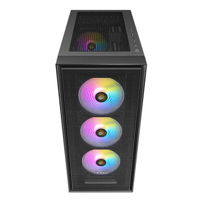 Antec AX81 ELITE Mid-Tower E-ATX Gaming Case – Black