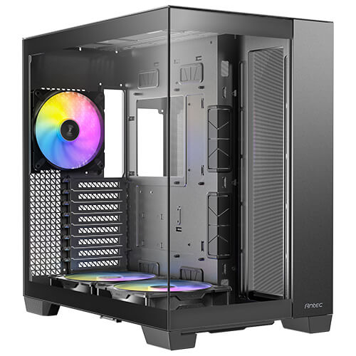 Antec C8 ARGB Black Full-Tower Case with Stunning 270° Panoramic View