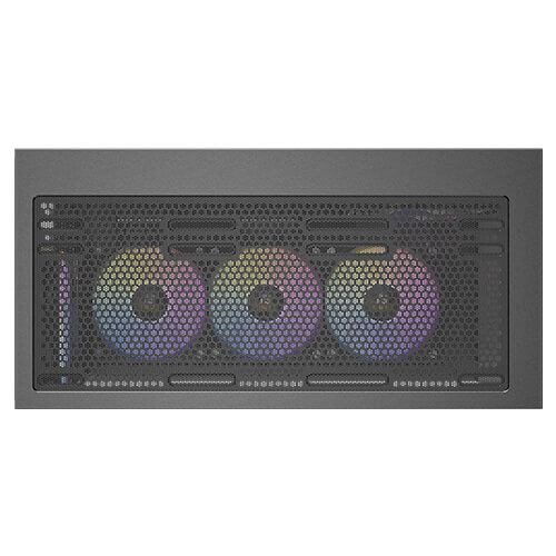 ANTEC CX700 RGB Elite Mid-Tower Gaming Case – Black, 270° Tempered Glass, 6×120 mm RGB Fans Included