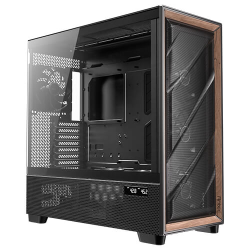 Antec FLUX PRO EUV Black ATX MidTower Gaming Case with Advanced Airflow