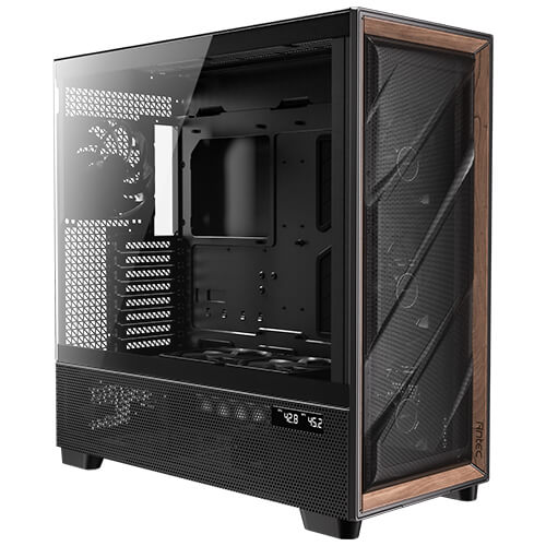Antec FLUX PRO EUV Black ATX MidTower Gaming Case with Advanced Airflow