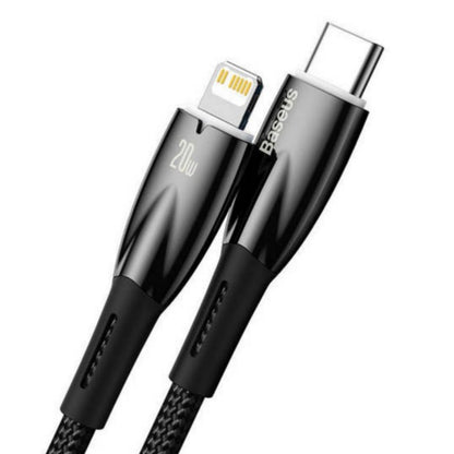 Baseus Glimmer Series 1m USB-C to Lightning 20W PD Fast Charging Cable for iPhone