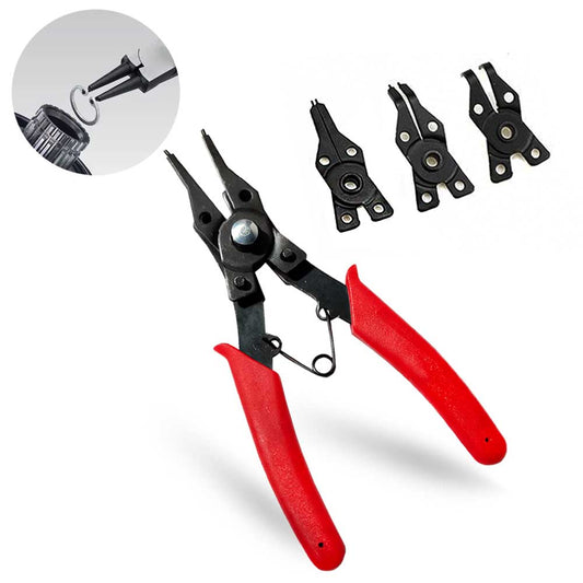 circlip pliers sri lanka, snap ring pliers sri lanka, 4 in 1 plier set, removable head plier, multifunctional hand tools, circlip tool kit, internal external ring pliers, pliers for mechanics, heavy duty circlip plier, hand tools sri lanka

