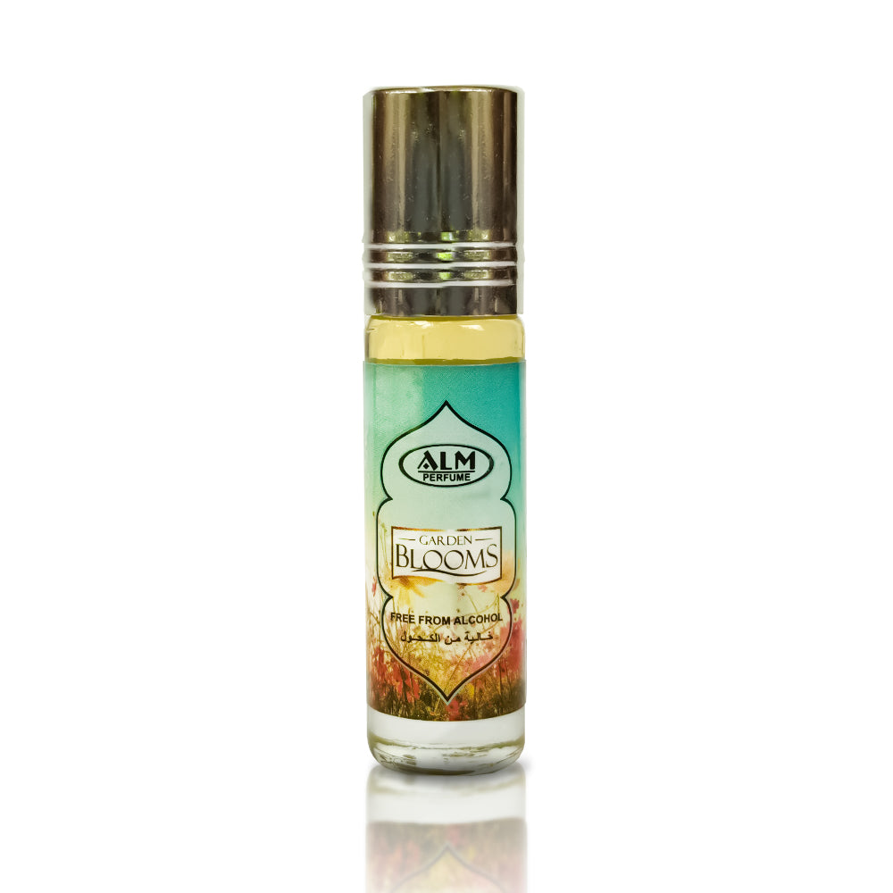 ALM Garden Blooms Attar 6ml Fresh Floral Long Lasting Perfume Oil for Men and Women