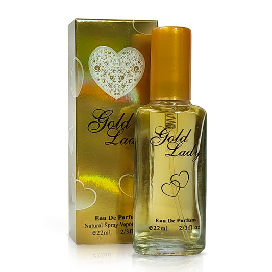  Gold Lady 22ml Natural Spray Perfume for Women – Elegant and Classy Scent