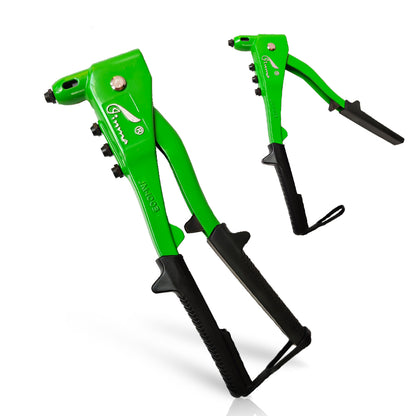 Jinma JM-1003 10.5 Inch 260mm Double Handle Manual Rivet Gun | Heavy Duty Metal Hand Riveter Tool
