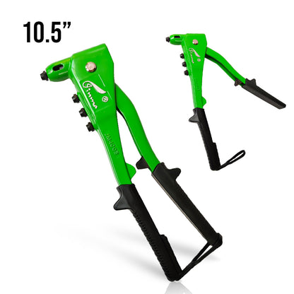 Jinma JM-1003 10.5 Inch 260mm Double Handle Manual Rivet Gun | Heavy Duty Metal Hand Riveter Tool