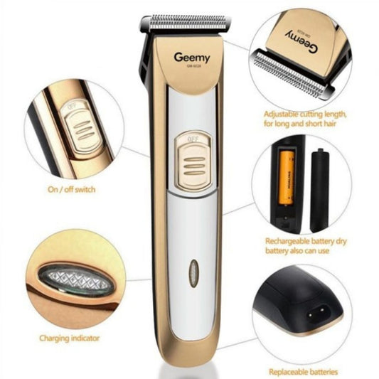 Geemy GM-6028 Professional Hair and Beard Trimmer for Men Rechargeable Grooming Tool