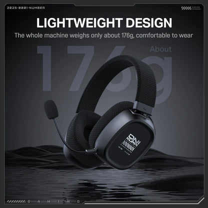 ONIKUMA GT839 Multi Mode Gaming Headset 45H Playback Bluetooth 5.4 Wired 2.4GHz Memory Foam Comfort 1 Year Warranty