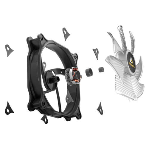 Antec F12 RACING 5 Pack 120mm High Performance Cooling Fans