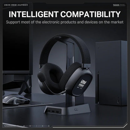 ONIKUMA GT839 Multi Mode Gaming Headset 45H Playback Bluetooth 5.4 Wired 2.4GHz Memory Foam Comfort 1 Year Warranty