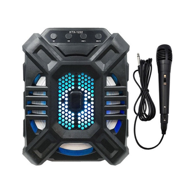 GTS 1222 Wireless Portable Speaker with Free Microphone