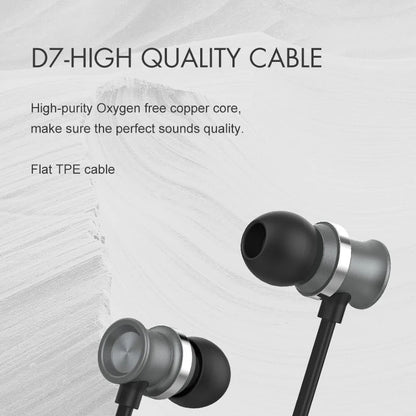 Celebrat D7 Wired Earphones 3.5mm In‑Ear HiFi Headphones with Mic – Deep Bass Wired Headset for Mobile Phones