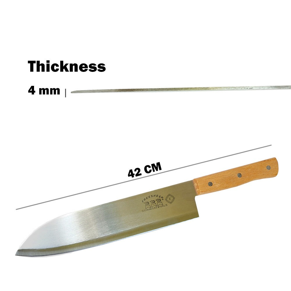 11-Inch Professional Chef Knife Damascus Steel Cutting & Slicing Cleaver for Meat & Vegetables