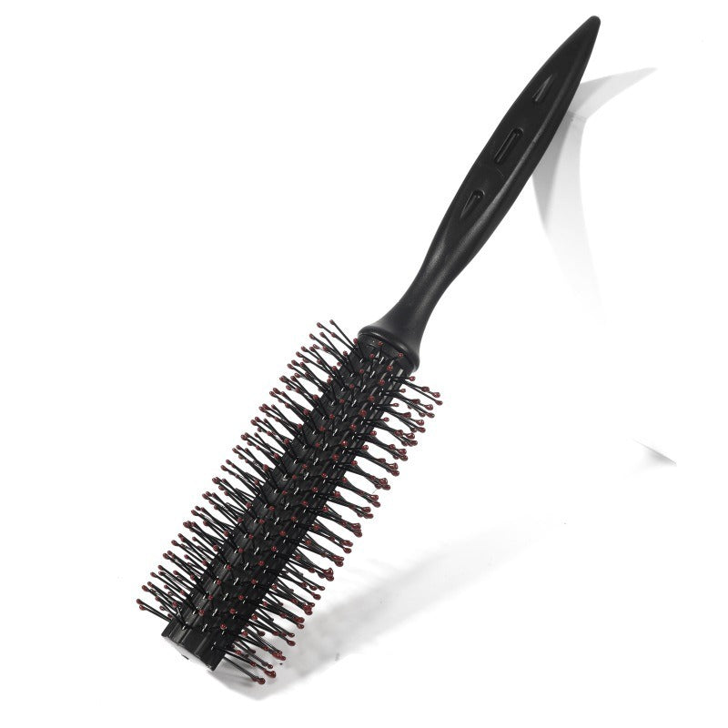 Round Plastic Comb Hair Styling and Grooming Tool