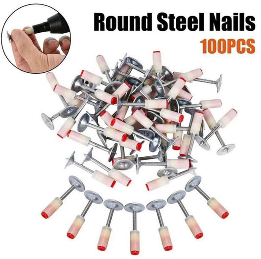27mm Nail Gun Nails – Heavy Duty Steel Nails for Nail Gun (100pcs Pack)