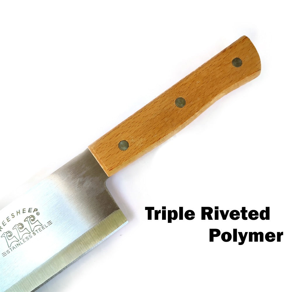11-Inch Professional Chef Knife Damascus Steel Cutting & Slicing Cleaver for Meat & Vegetables