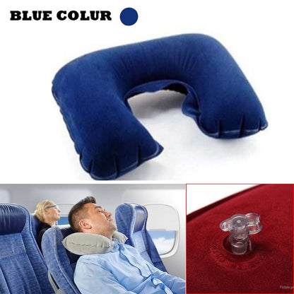 Soft Air Travel Neck Pillow Inflatable Comfortable Neck Support for Travel