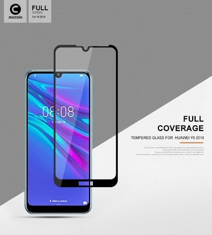 MTB Tempered Glass Screen Protector for Huawei Y7 2019 HD Clear & Scratch Resistant