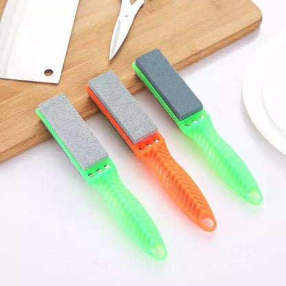 Hand Held Double Sided Knife Sharpener Professional Kitchen Sharpening Stone for Knives