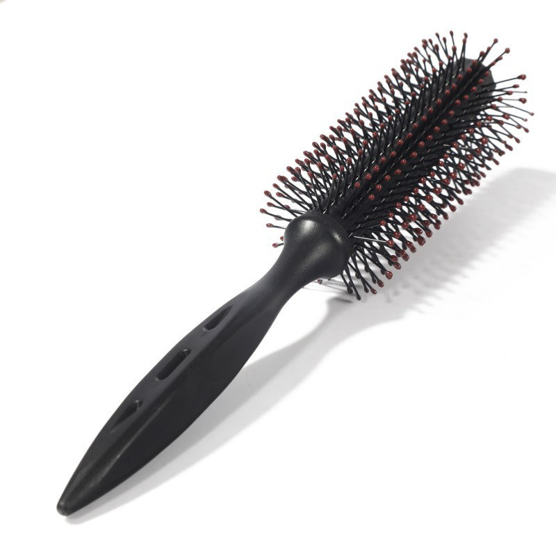 Round Plastic Comb Hair Styling and Grooming Tool