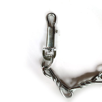 Heavy Duty Metal Dog Leash Chew Proof Chain 155cm for Large and Small Bulldogs