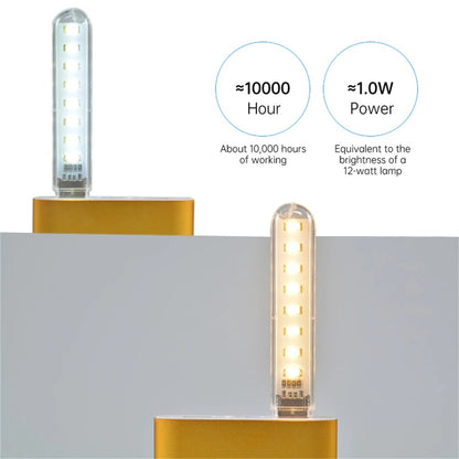 Mini Portable USB LED Book Light – 24 Ultra‑Bright LEDs for Reading, Laptop, Notebook & Power Bank