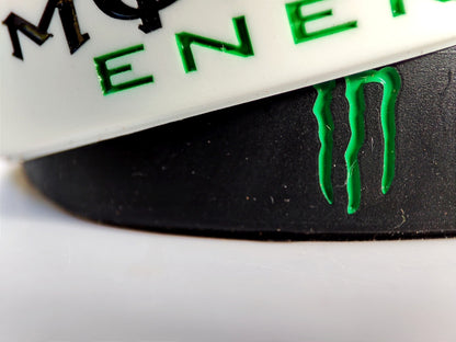 Monster Black and White Silicone Unisex 19cm Wristband Bracelet for Men and Women