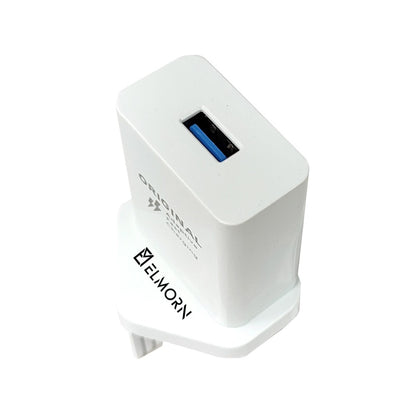 Universal 2A-3A 3.0 USB Charger with Micro USB Cable Fast Phone Charging Adapter