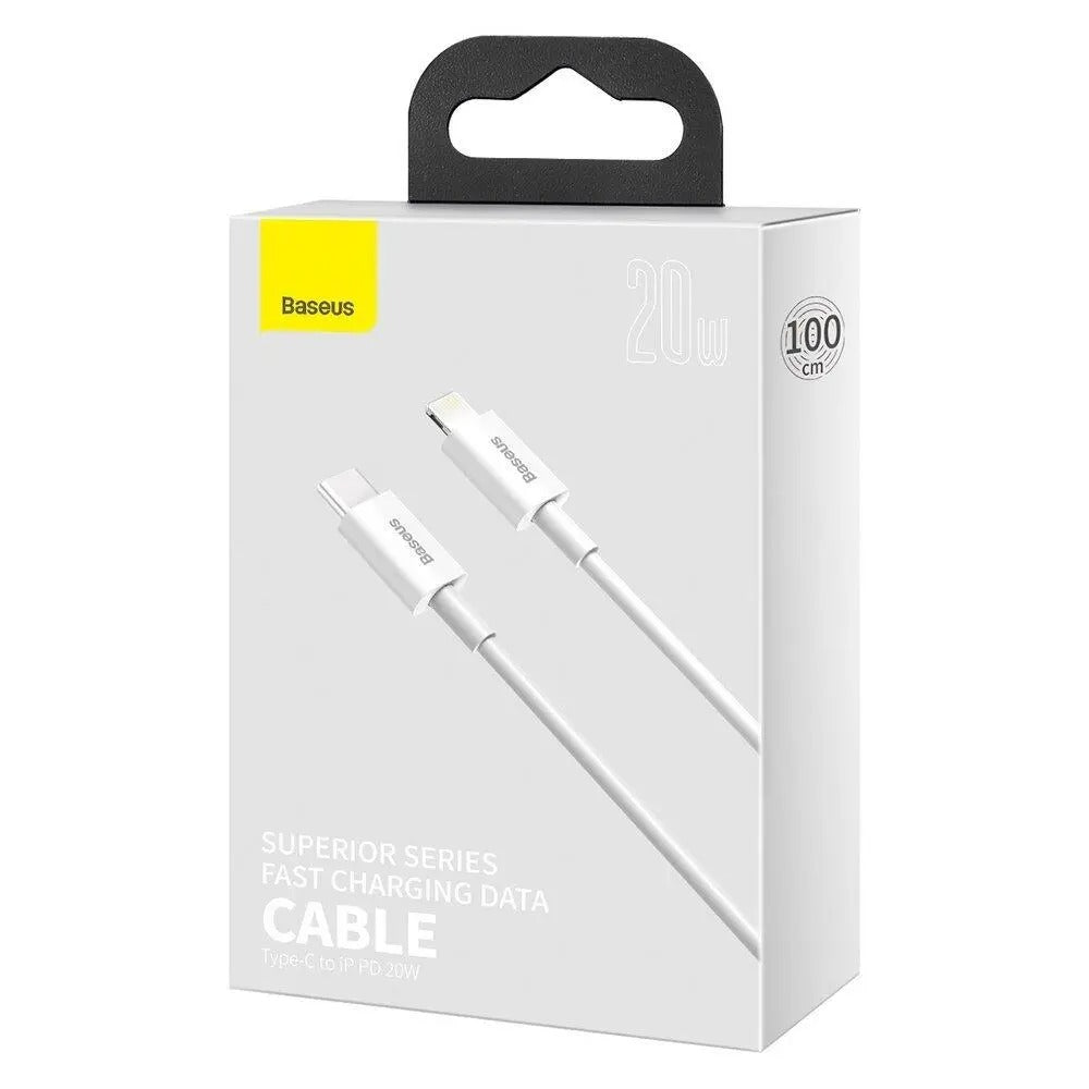 Baseus Superior Series 1m 20W Type-C to Lightning Fast Charging Data Cable for iPhone